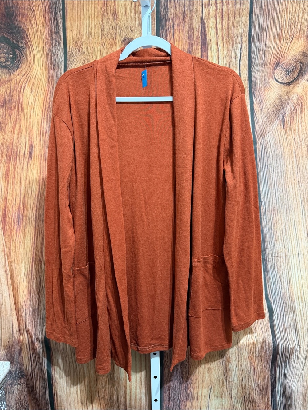 Micoson Open Front Cardigan Size XL Pockets